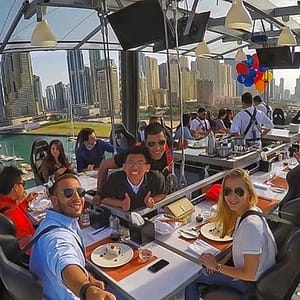 On Air Dinner Adventure in Dubai at Al Seyahi St