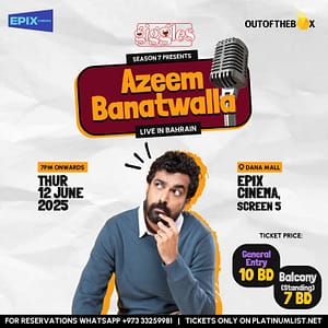 Azeem Banatwalla Live in Bahrain Comedy Events