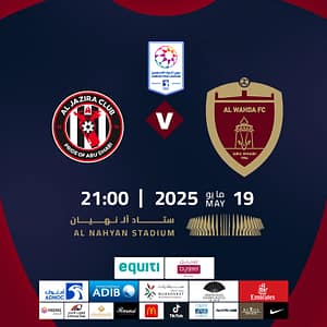 Al Wahda FC vs Al Jazira  FC Sports Events