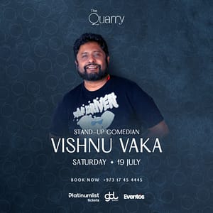 Vishnu Vaka Live at The Quarry Shows and Theatrical Plays
