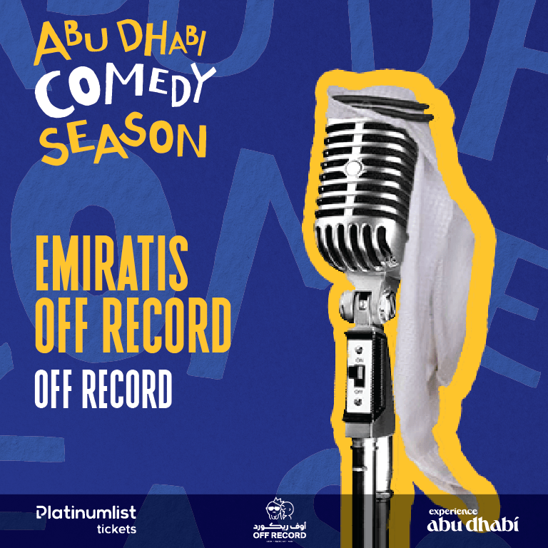 Emiratis Off Record in Abu Dhabi Comedy Events