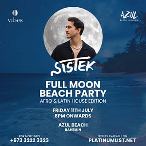 Full Moon Beach Party Featuring Sistek at Azul Beach
