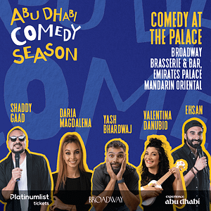 Comedy at the palace in Abu Dhabi Comedy Events