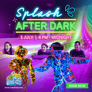 Splash After Dark at Desert Falls Sea Caves Waterpark Festival