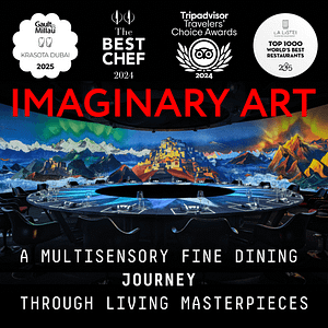IMAGINARY ART Show in KRASOTA Restaurant Dining Experiences