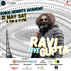 Ravi Gupta  Live in Dubai - 2025 Comedy Events