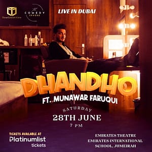Dhandho ft. Munwar Faruqui live in Dubai Comedy Events