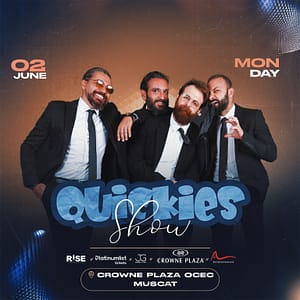 Quickies Show Live in Muscat - Improv Comedy Show Comedy Events