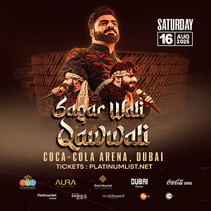 Sagar Wali Qawwali Live at Coca-Cola Arena in Dubai Concerts