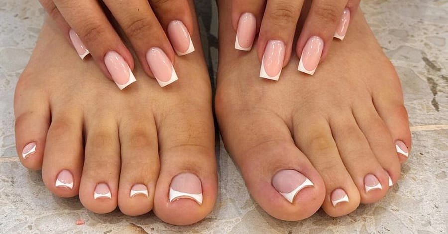 Classic Or Gel Mani Or Pedi Or Both Or Acrylic Or Hard Gel Extension Dubai