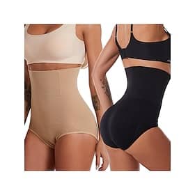 Women's Shapewear Shaping Panty Elastic Nightwear Nylon Spandex Formal Wedding Party Solid Colored Black Apricot Summer Spring Fall Winter