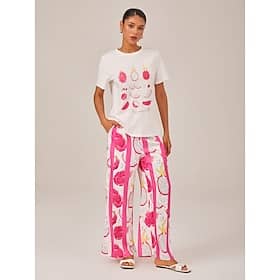 Refreshing Dragon Fruit Print Vacation Set