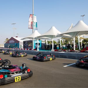 Karting session at Yas Marina Circuit  Yas Marina Circuit - Karting