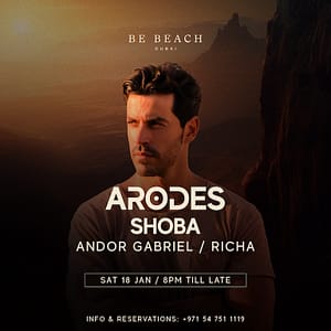 Arodes at Be Beach  Be Beach - Dubai