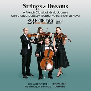 Strings & Dreams: A French Classical Music Journey at Dubai Opera Studio  Dubai Opera