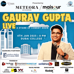 Gaurav Gupta Live in Dubai Comedy Events