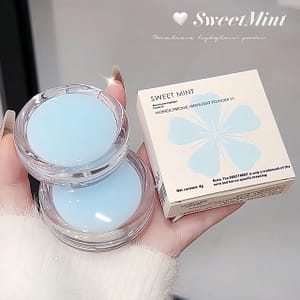 Sweetmint Monochrome High Gloss Powder Tear Groove Depression Brightens Facial Texture Matte Natural Disc Health  Beauty