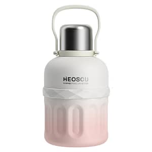 Big Belly Designed Stainless Steel Water Thermal Bottle with Straw