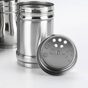 NEW Salt Sugar Bottle Rotating Cover Multi-purpose Stainless Steel 1Pcs Kitchen Gadgets Spice Pepper Shaker Spice Jar Seasoning Can Home  Garden