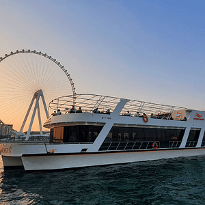 Dubai Marina Sunset Cruise with Live Music & Open Bar Boat Tours and Cruises