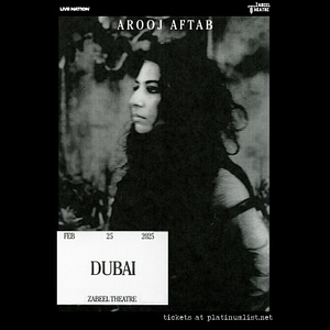 Live Nation Middle East presents Arooj Aftab at Zabeel Theatre