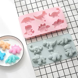 NEW Dinosaurs Silicone cake chocolate mold Fondant Mould Chocolate Sugar Craft Cake fondant Mold Baking molde de silicone Home  Garden