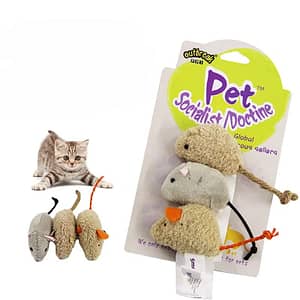 3Pcs New Plush Simulation Mouse Cat Toy Bite Resistance Plush Mouse Cat Scratch Interactive Mouse Toy Palying Toy For Cat Kitten Pet Supplies