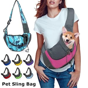 Pet Puppy Carrier S/L Outdoor Travel Dog Shoulder Bag Mesh Oxford Single Comfort Sling Handbag Tote Pouch Pet Supplies