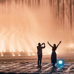 Dubai Fountain Boardwalk Burj Khalifa