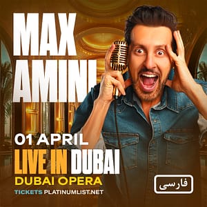 Max Amini in Dubai (in Farsi) Persian Events