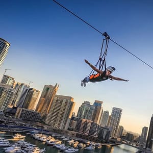 XLine Dubai Marina - The Longest Urban Zipline in The World - XDubai Attractions - Image 2