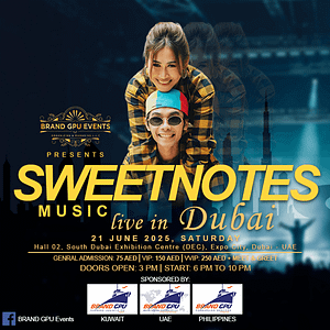 Sweetnotes Music Concert in Dubai Filipino Events