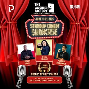 The Laughter Factory June 2025 in Dubai and Abu Dhabi Comedy Events