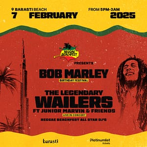 Bob Marley Birthday Festival by Reggae Beachfest in Dubai  Barasti Beach