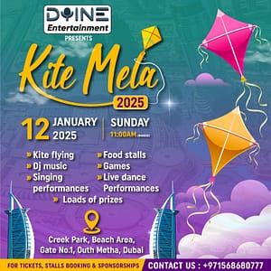 Kite Mela 2025 in Dubai  Creek Park Dubai