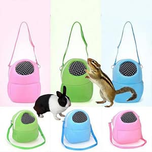 Small Pet Carrier Rabbit Cage Hamster Chinchilla Travel Warm Bags Guinea Pig Carry Pouch Bag Breathable Pet Cage Rat Leash Pet Supplies