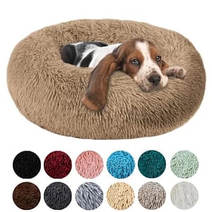 Round Cat Beds House Soft Long Plush Best Pet Dog Bed For Dogs Basket Pet Products Cushion Cat Bed Cat Mat Animals Sleeping Sofa Pet Supplies