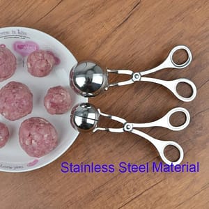 NEW Stainless Steel Meatball Maker Clip Fish Ball Rice Ball Making Mold Form Tool Kitchen Accessories Gadgets cuisine Home  Garden