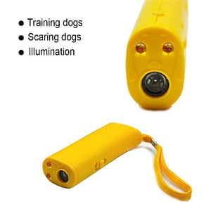 Ultrasound Dog Training Repeller Control Trainer Device 3 in 1 Anti-barking Stop Bark Deterrents Dogs Pet Training Device Light Pet Supplies