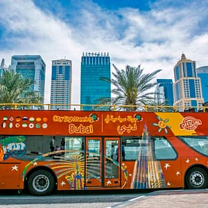 Hop-on Hop-off Bus Dubai: 24 or 48-Hour Pass at Dubai Mall