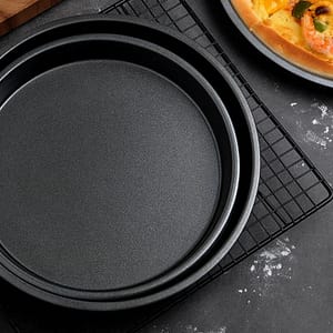 NEW Nonstick Pizza Pans Nostick Carboon Steel Cake Pan Round Pizza Tray Baking Mold Sheets Dough Pie Mould Bakeware Kitchen Tool Home  Garden