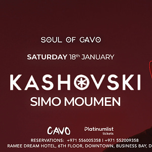 Soul of Cavo presents Kashovski Live in Dubai - Nightlife - Image 2