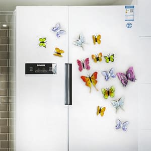 NEW 12pcs 3D simulation butterfly sticker home decoration refrigerator wall stickers wedding party decoration fake butterfly Home  Garden