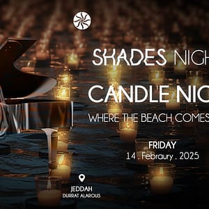 Candle Night at Shades Beach in Jeddah - Valentine's Day Recommendations - Image 2