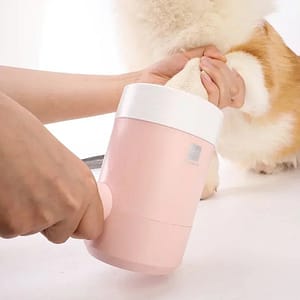 NEW Pet Dogs Automatic Paw Cleaner Portable Electric Paw Washer Cup Foot Cleaner With Towel For Cleaning Mud Dirt Pet Supplies