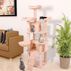 Whisker-Height Cat Tower: Play & Rest Haven Pet Supplies