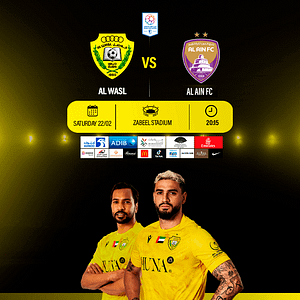 Al Wasl FC vs Al Ain FC  Zabeel Stadium