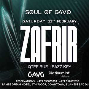 Soul of Cavo Presents Zafrir Live in Dubai - Nightlife - Image 2