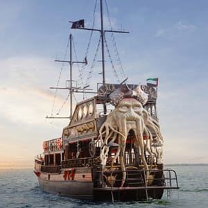 Pirate ship cruise with unlimited pizza Brunches