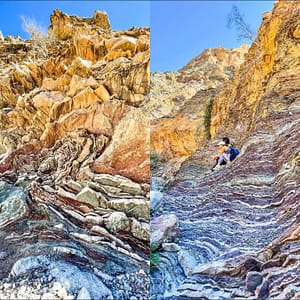 Hiking Trail at Wadi Thaena  Fujairah